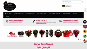 What Korfezciceksiparis.com website looked like in 2020 (3 years ago)