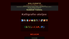 What Kalligrafie-veertje.be website looked like in 2020 (3 years ago)