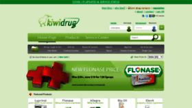 What Kiwidrug.com website looked like in 2020 (3 years ago)