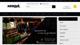 What Kerdasport.cz website looked like in 2020 (3 years ago)