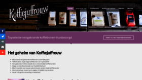 What Koffiejuffrouw.nl website looked like in 2020 (3 years ago)