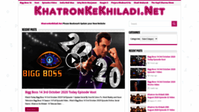 What Khatronkekhiladi.net website looked like in 2020 (3 years ago)