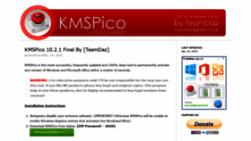What Kmspico10.com website looked like in 2020 (3 years ago)