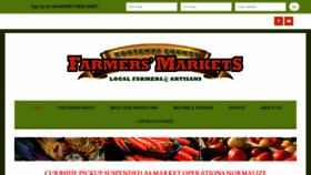 What Kootenaifarmersmarkets.org website looked like in 2020 (3 years ago)