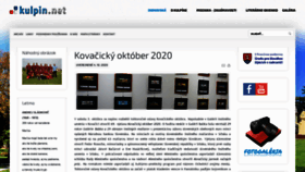 What Kulpin.net website looked like in 2020 (3 years ago)