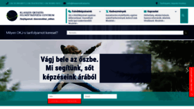 What Klasszisoktatas.hu website looked like in 2020 (3 years ago)