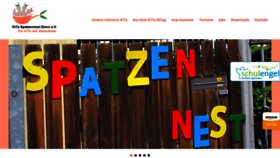 What Kita-spatzennest-bonn.de website looked like in 2020 (5 years ago)