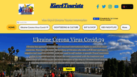 What Kiev4tourists.com website looked like in 2020 (3 years ago)