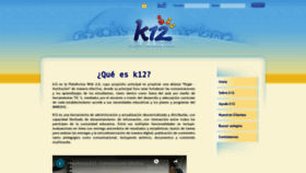 What K12.cl website looked like in 2020 (3 years ago)
