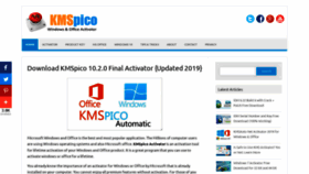 What Kmspico2k.com website looked like in 2020 (3 years ago)