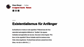 What Klaus-breyer.de website looked like in 2020 (3 years ago)