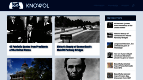 What Knowol.com website looked like in 2020 (3 years ago)