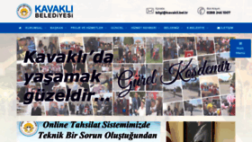 What Kavakli.bel.tr website looked like in 2020 (3 years ago)