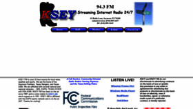 What Kseyfm.com website looked like in 2020 (3 years ago)