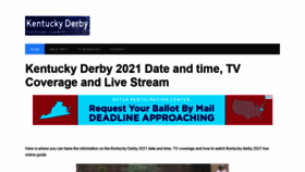 What Kentuckyderbytime.net website looked like in 2020 (3 years ago)