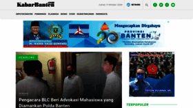 What Kabar-banten.com website looked like in 2020 (3 years ago)