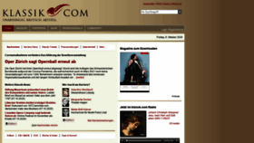 What Klassik.com website looked like in 2020 (3 years ago)