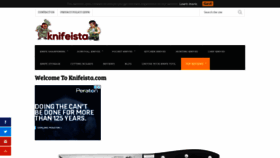 What Knifeista.com website looked like in 2020 (3 years ago)