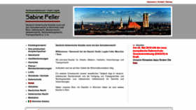 What Kanzleifeller.de website looked like in 2020 (3 years ago)
