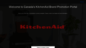 What Kitchenaidpromos.ca website looked like in 2020 (3 years ago)