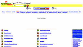 What Kinderstart.com website looked like in 2020 (3 years ago)