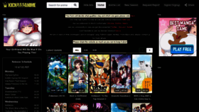 What Kickassanime.rs website looked like in 2020 (3 years ago)
