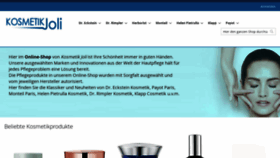 What Kosmetik-joli.de website looked like in 2020 (3 years ago)