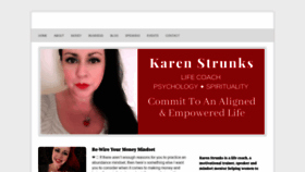 What Karenstrunks.com website looked like in 2020 (3 years ago)