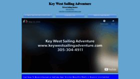 What Keywestsailingadventure.com website looked like in 2020 (3 years ago)