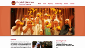 What Kundaliniwomen.org website looked like in 2020 (3 years ago)