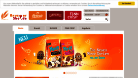 What Knuspershop.de website looked like in 2020 (3 years ago)