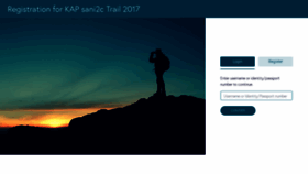What Kapsani2ctrail2017.myactive.co.za website looked like in 2020 (3 years ago)