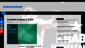 What Katzdownload.com website looked like in 2020 (3 years ago)