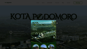 What Kota-podomoro.com website looked like in 2020 (5 years ago)