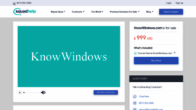 What Knowwindows.com website looked like in 2020 (3 years ago)