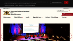 What Kultusportal-bw.de website looked like in 2020 (3 years ago)