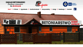 What Kopiecki.pl website looked like in 2020 (3 years ago)