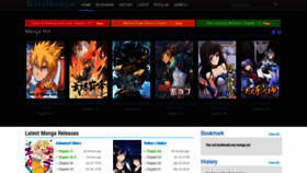 What Kissmangas.com website looked like in 2020 (3 years ago)