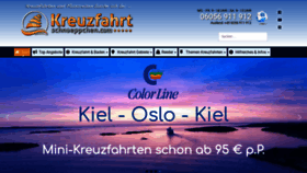 What Kreuzfahrtschnaeppchen.com website looked like in 2020 (3 years ago)