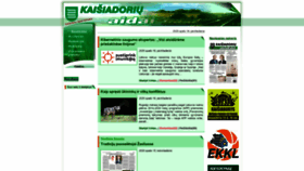 What Kaisiadoriuaidai.lt website looked like in 2020 (3 years ago)