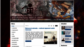 What Kultura21.cz website looked like in 2020 (3 years ago)