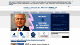 What Kwasniewskialeksander.pl website looked like in 2020 (3 years ago)
