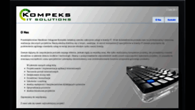 What Kompeks.pl website looked like in 2020 (3 years ago)