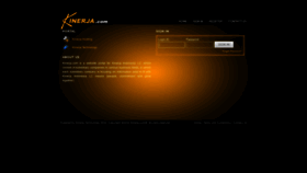 What Kinerja.com website looked like in 2020 (3 years ago)