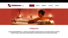 What Kerakam.si website looked like in 2020 (5 years ago)