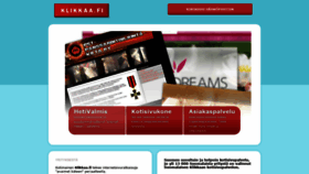 What Klikkaa.fi website looked like in 2020 (3 years ago)