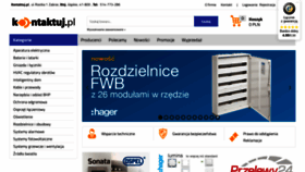What Kontaktuj.pl website looked like in 2020 (3 years ago)