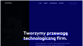 What Kambu.pl website looked like in 2020 (3 years ago)