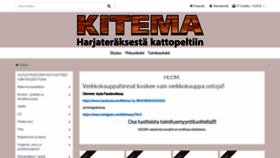 What Kitema.fi website looked like in 2020 (3 years ago)