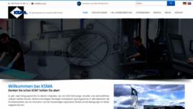 What Ksma.de website looked like in 2020 (3 years ago)